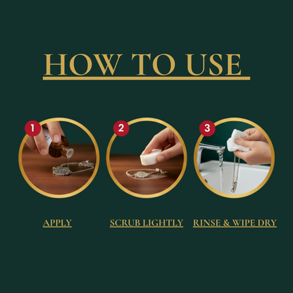 OrnaClean 4-in-1 Gold, Silver, Brass & Copper Cleaner